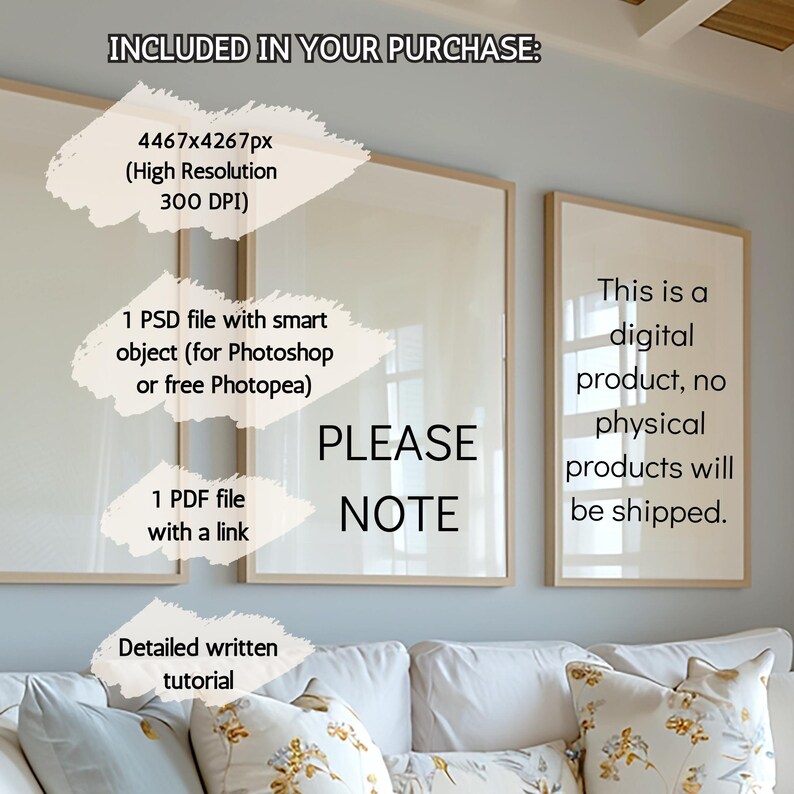 May include: A digital download for a printable wall art design. The image shows a mock-up of the design in a framed picture on a wall. The text in the image reads "This is a digital product, no physical products will be shipped."