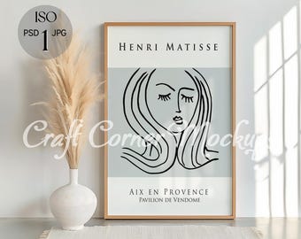 Minimalist Frame Mockup, DIN A Thin Frame Mockup, Boho Frame Mockup, Wall Art Mockup, Wood Frame Mockup, Neutral Frame Leaning on Wall PSD