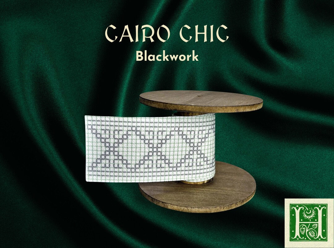 Stick and Stitch Embroidery Pattern Cairo Chic Design Water Soluble ...