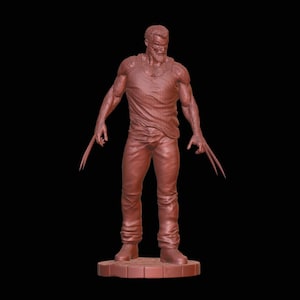 Wolverine Logan - Resin 3D Printed Miniature Figurine all scales 1/87 1/64 1/43 1/32 1/25 1/24 1/18 1/12 1/10