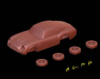 Maquette voiture Aston Martin DB4 GT Zagato (1960-1962) 1/87 1/64 1/43 1/24 1/18