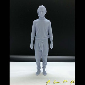Artist Man Painter Diorama Figurine 1/87 1/64 1/43 1/24 1/18 Scales