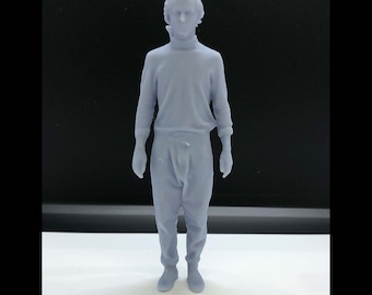 3D-utskriven konstnärsfigur Diorama: Skalor 1/87, 1/64, 1/43, 1/24, 1/18