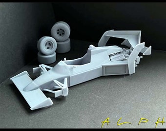 Tyrrell 012 Boomerang Formel Eins Auto Modell 1/87 1/64 1/43 1/24 1/18 Maßstab