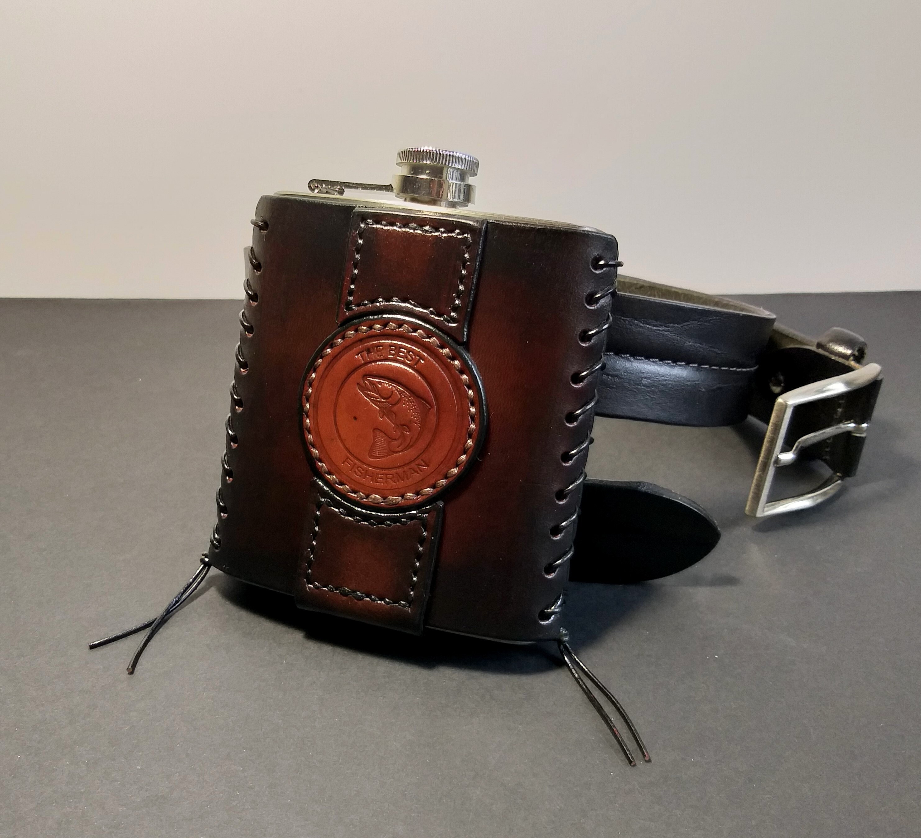 Leather Flask Sling