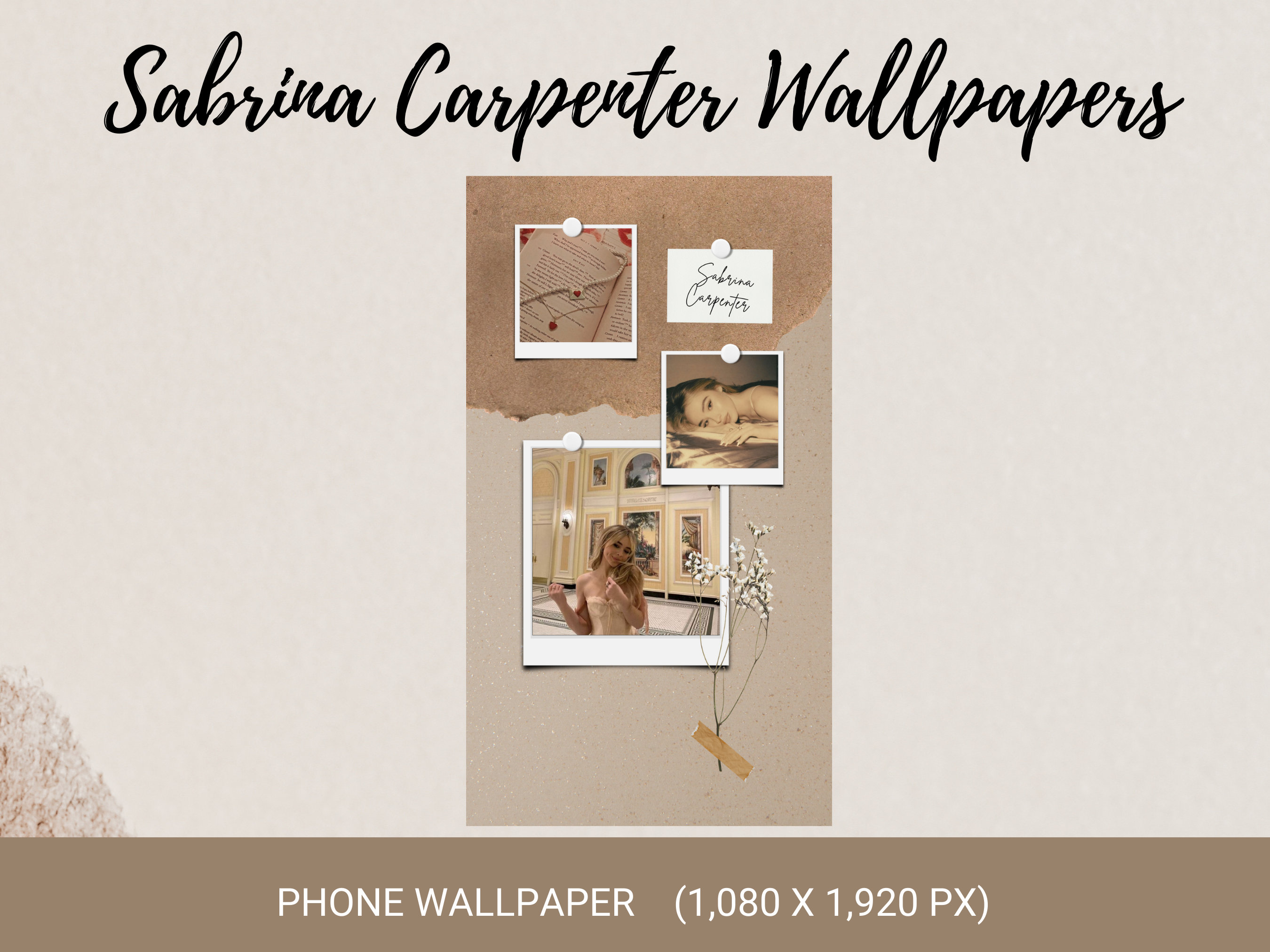 Sabrina Carpenter Themed Wallpaper iPhone Wallpapers Phone - Etsy