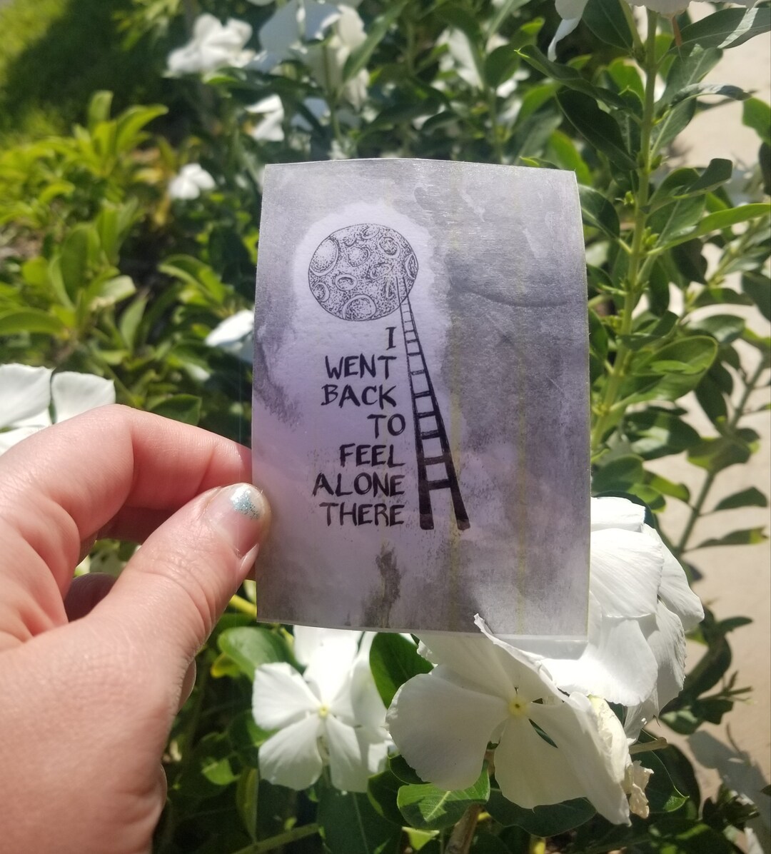 The Microphones Sticker the Moon Etsy