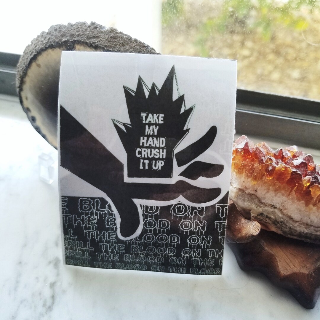 100 Gecs hand Crushed by a Mallet Sticker Etsy