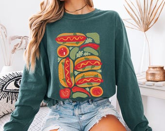 Comfort Colors® Hotdog Shirt, Hotdog Shirt, Meme Shirts, Vintage Hotdog Eating Contest Tshirt,American Hotdog Tee,Hot Dog Lover Gift,Hot Dog