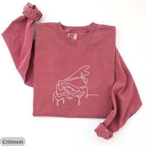 Comfort Colors® Pianist Shirt, Classical Music Shirt, Piano Lover Gift, Classical Music Gift, Piano Student Gift,Piano Teacher Gift, Piano imagem 5