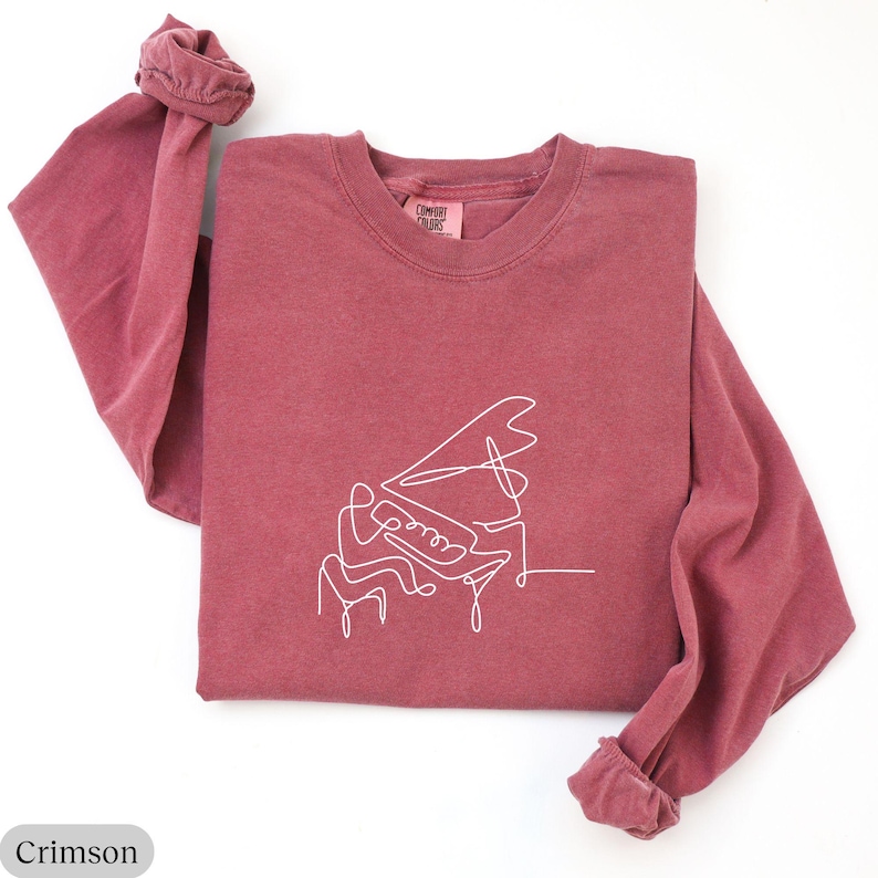 Comfort Colors® Pianist Shirt, Classical Music Shirt, Piano Lover Gift, Classical Music Gift, Piano Student Gift,Piano Teacher Gift, Piano imagem 5
