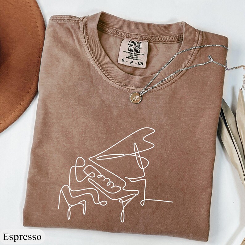 Comfort Colors® Pianist Shirt, Classical Music Shirt, Piano Lover Gift, Classical Music Gift, Piano Student Gift,Piano Teacher Gift, Piano imagem 8