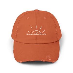 Casquette unisexe effet vieilli Sunshine, chapeau vintage Sunshine, casquette Sunshine pour hommes et femmes, chapeau réglable pour papa, chapeau vintage Sunhine, été rétro