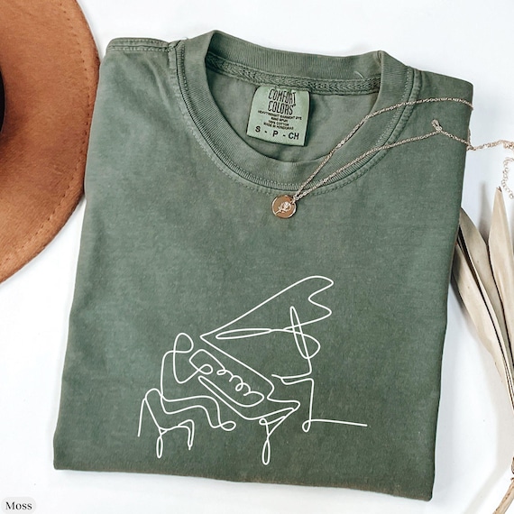 Comfort Colors® Pianist Shirt, Classical Music Shirt,  Piano Lover Gift, Classical Music Gift, Piano Student Gift,Piano Teacher Gift, Piano