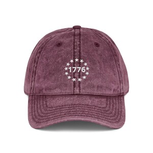 Usa Embroidered Vintage Hat, Usa Baseball Cap for Men & Women,Adjustable Cap Dad Hat,Embroidered Vintage Hat,Embroidered 1776 Hat