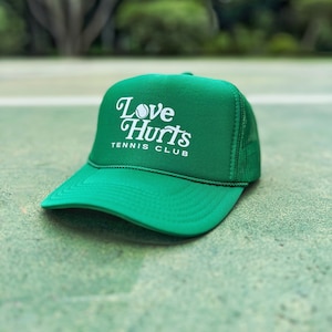 Love Hurts Tennis Club trucker hat / cap