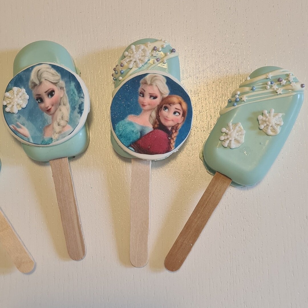 FROZEN, Elsa and Anna Cakesicles Treat Box, Postal Treats, Cakesicles