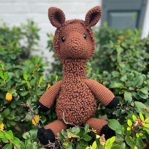 Handmade PDF Lane the Llama- no sew crochet PATTERN: Crochet Llama Plushie
