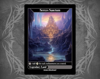 Serra's Sanctum - Custom Proxy Commander Card - Etsy