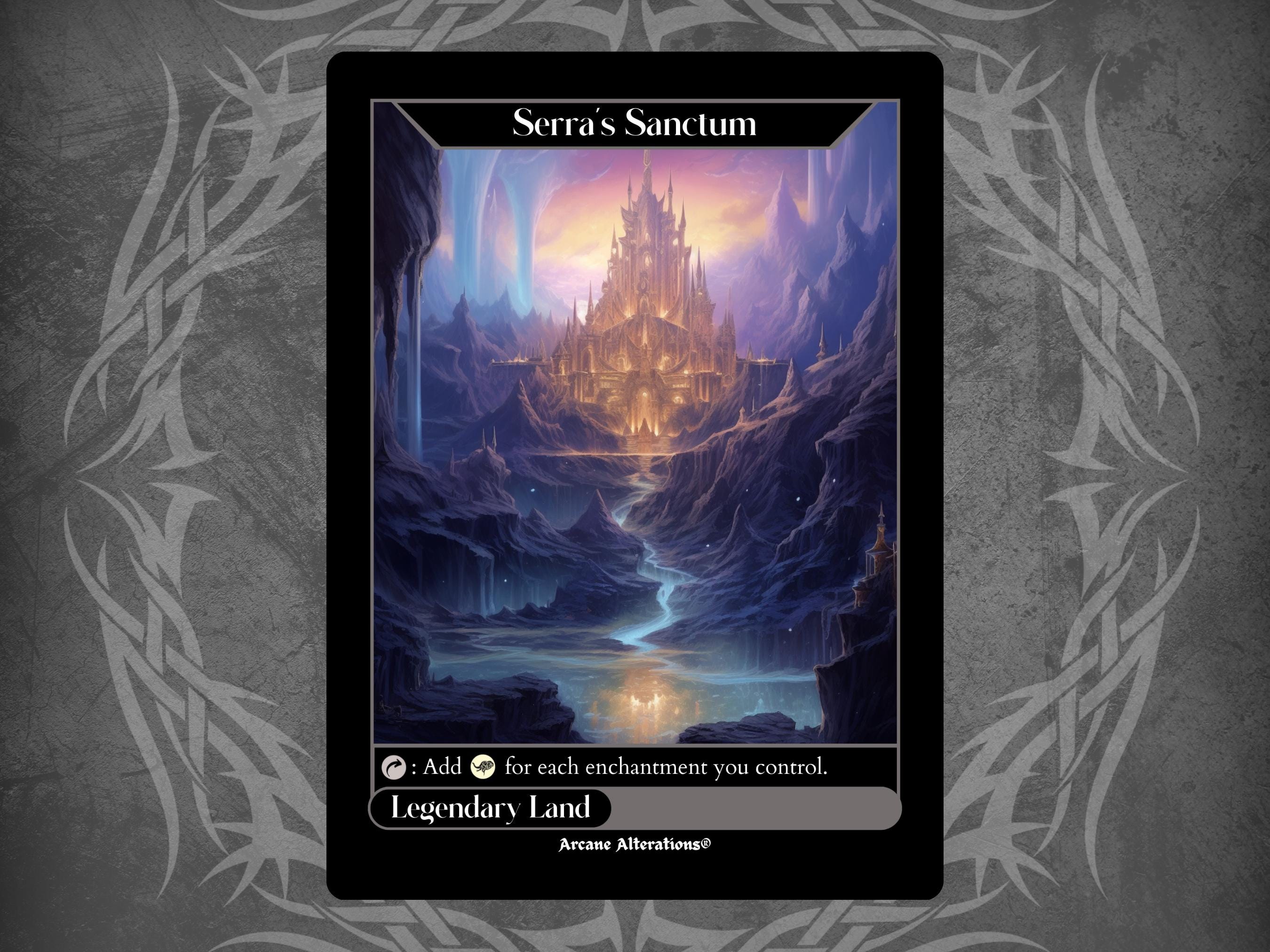Serra's Sanctum - Full Art Custom Card - Etsy