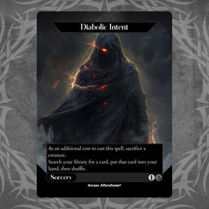 Diabolic Intent - Proxy Full Art Custom Card