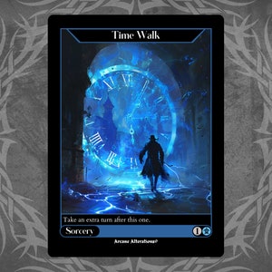 Time Walk - Full Art Custom Card - Etsy