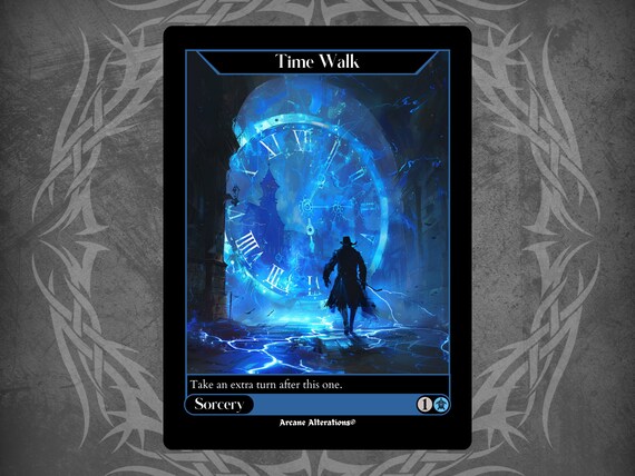 Time Walk - Full Art Custom Card - Etsy