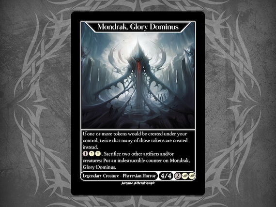 Mondrak, Glory Dominus - Full Art Custom Card - Etsy