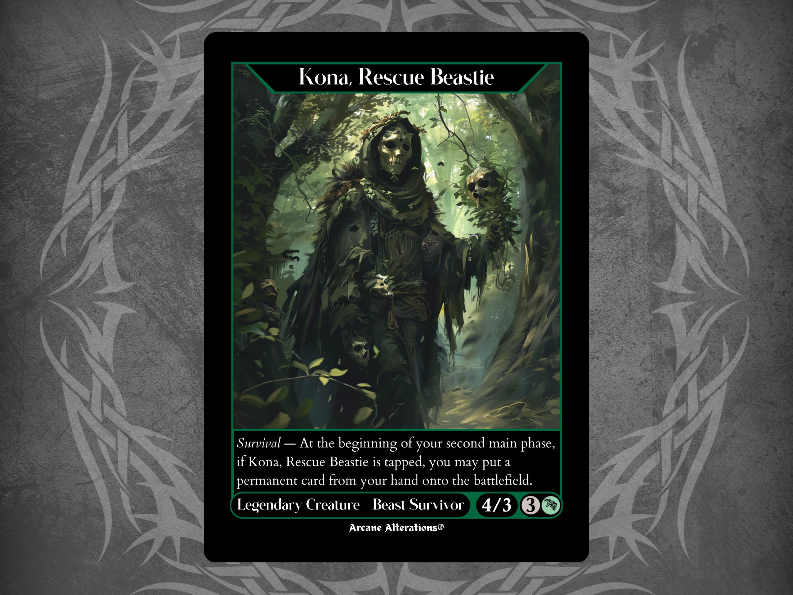 kona mtg card Duskmourn Toby, Beastie Befriender Playmat for Magic: The Gathering – MTG  PRO Shop main image 1