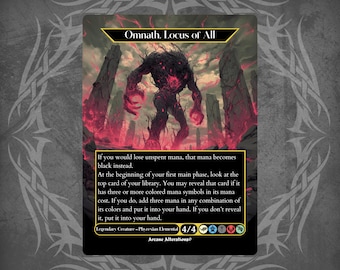 locus cards mtg Magic The Gathering - March of the Machine - Omnath, of All Legendary Creature For each type, a card