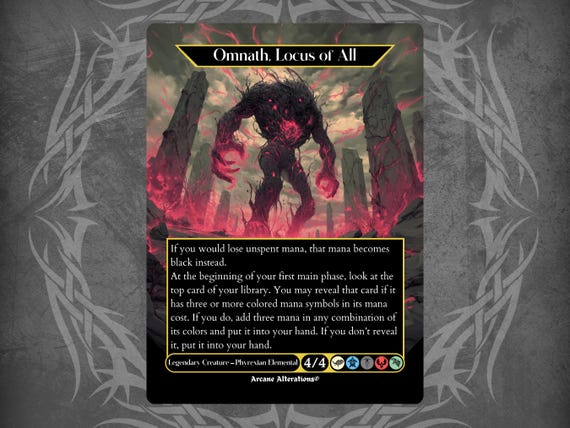 Omnath, Locus of All - Proxy Full Art Custom Card - Etsy Omnath, Locus of All - Proxy Full Art Custom Card - Etsy