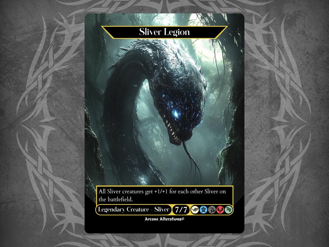 Sliver Legion - Proxy Full Art Custom Card - Etsy