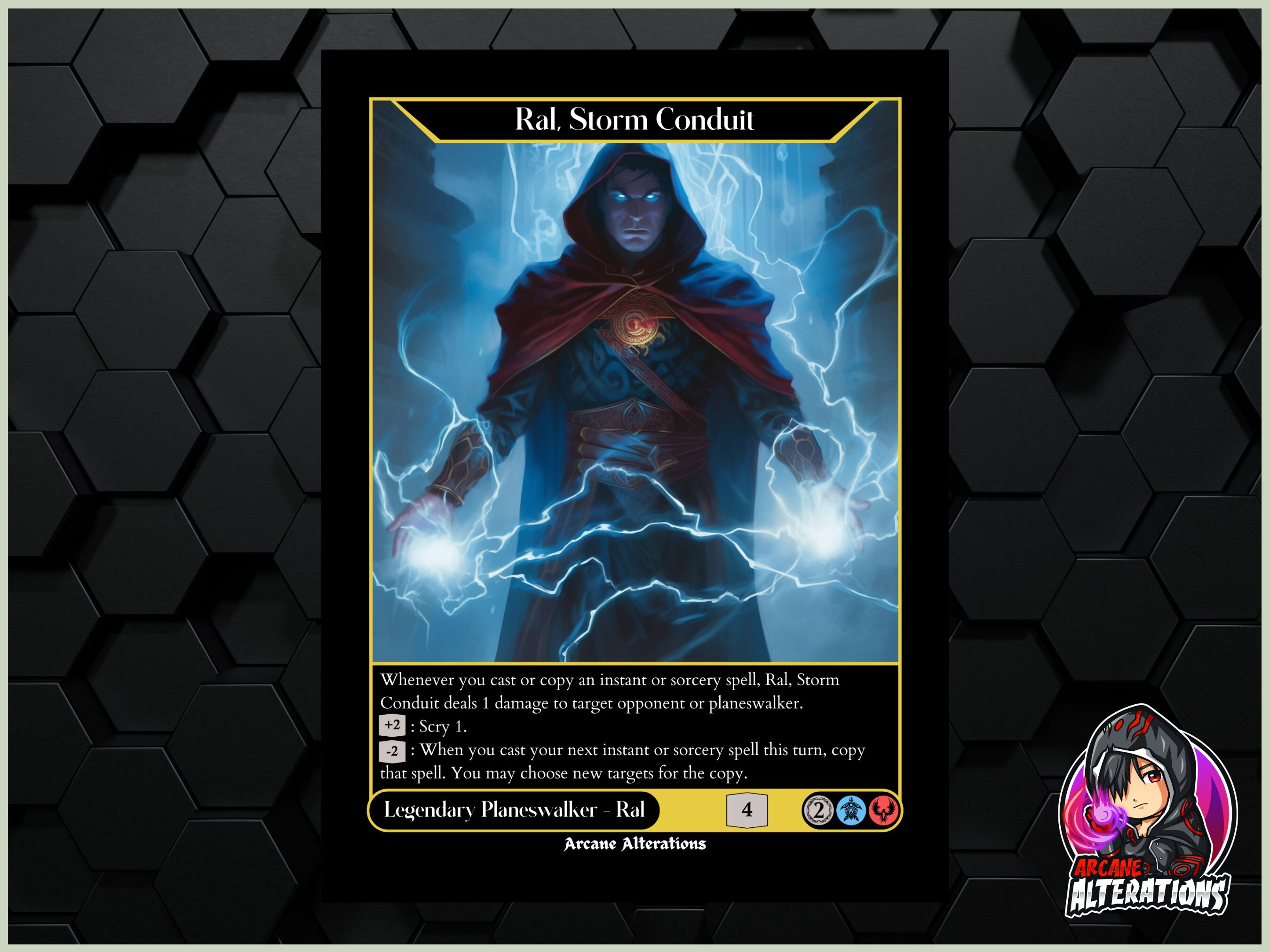 Ral Storm Conduit Full Art Custom Card Etsy