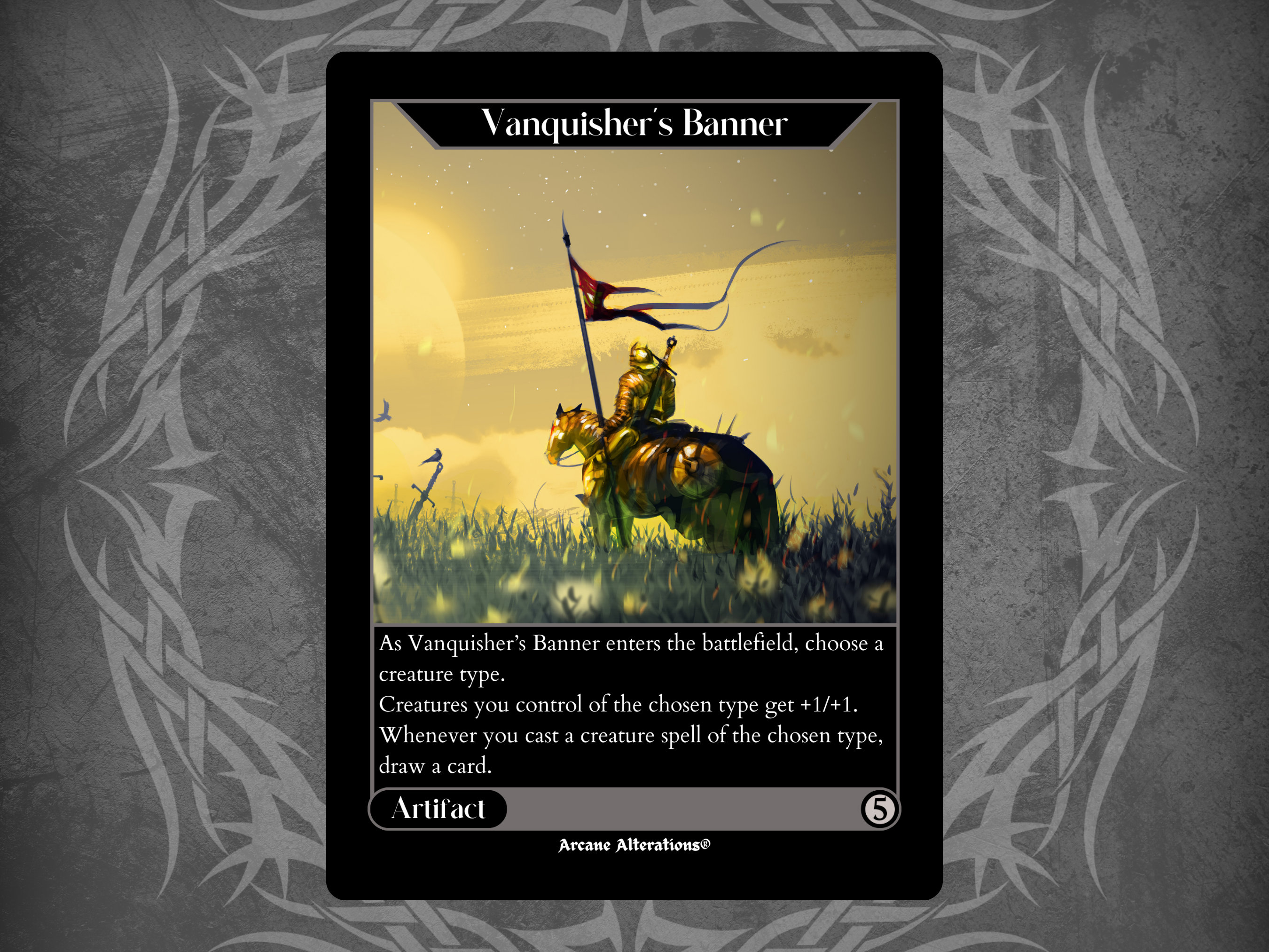 mtg cards like vanquisher's banner Vanquisher's Banner