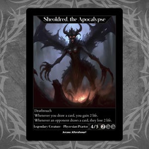 MTG 改変アートカード 黙示録のシェオルドレッド - Etsy 日本 MTG 改変アートカード 黙示録のシェオルドレッド - Etsy 日本