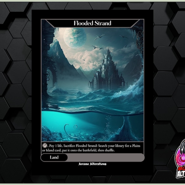 Flooded Strand - Full Art Custom Card