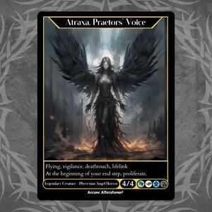 Atraxa, la voce dei pretori - Carta personalizzata con illustrazione completa