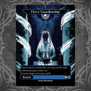 Fierce Guardianship - Proxy Full Art Custom Card
