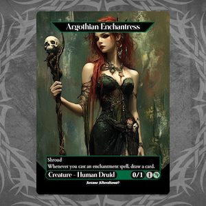 Argothian Enchantress - Proxy Full Art Custom Card