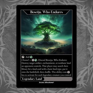 Boseiju, Who Endures - Full Art Custom Card