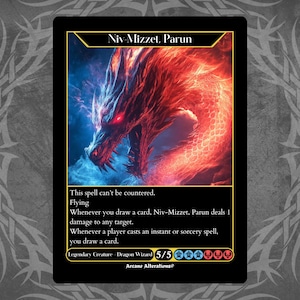 Niv-Mizzet, Parun - Carta personalizzata Full Art
