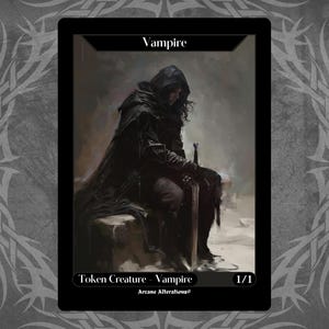 Vampire Token - Full Art Custom Card