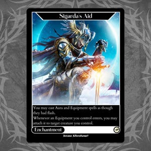 Sigarda&#39;s Aid - Full Art Custom Card