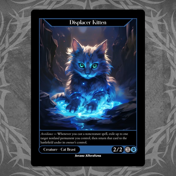 Displacer Kitten - Full Art Custom Card