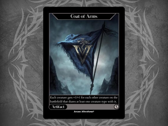 Coat of Arms - Full Art Custom Card - Etsy New Zealand Coat of Arms - Full Art Custom Card - Etsy New Zealand