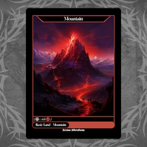 Basic Mountain - Full Art Custom Card