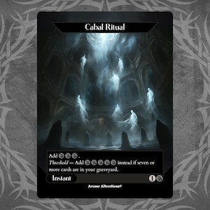 Cabal Ritual - Proxy Full Art Custom Card