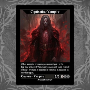 Captivating Vampire - Full Art Custom Card