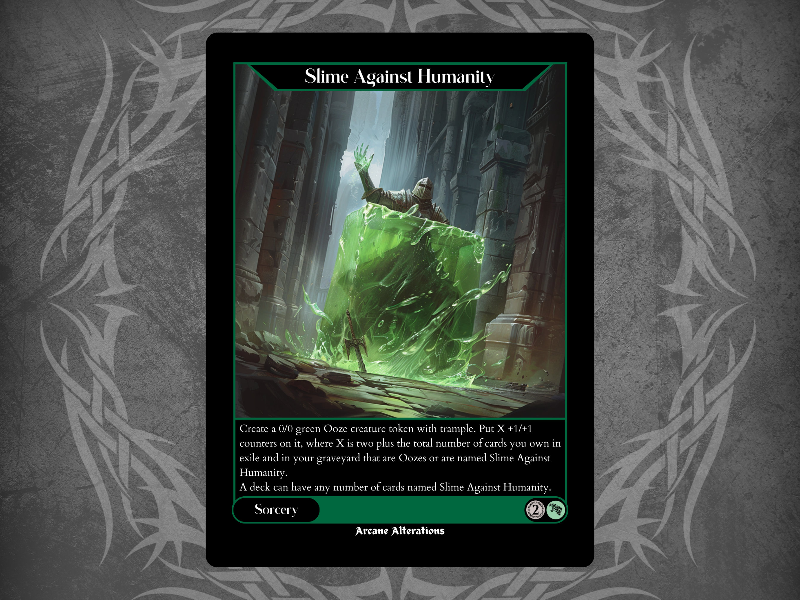 slime cards mtg Sludge Monster