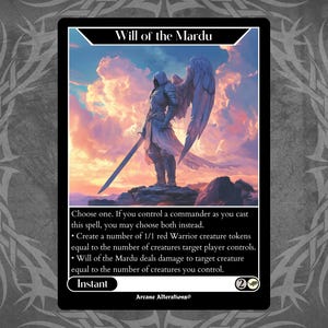 Will of the Mardu - Proxy Full Art Custom Card